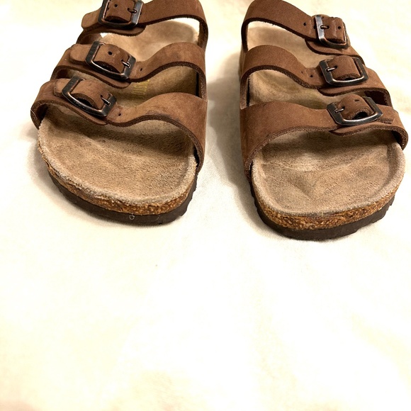 🌻😎 - Birkenstock Florida $ 85 - Size 38 /US 7.5/8 Colour Mocca. # 18 - Picture 2 of 7